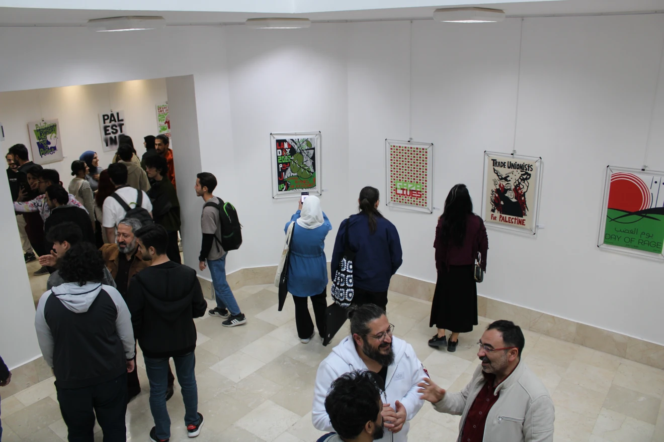 ‘FİLİSTİN Uluslararası Afiş ve Baskı Sergisi’ açıldı